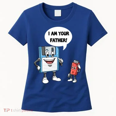 Usb Floppy Disk Your Father Computer Engineering Geeks Nerds Meaningful Gift Women's T-Shirt