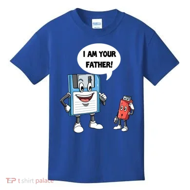 Usb Floppy Disk Your Father Computer Engineering Geeks Nerds Meaningful Gift Kids T-Shirt