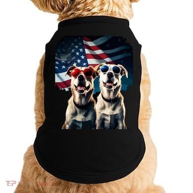 Usa Flag Dog Doggie Tank