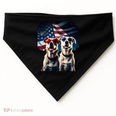 Usa Flag Dog USA-Made Doggie Bandana