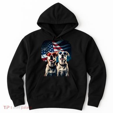 Usa Flag Dog Hoodie
