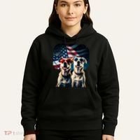 Usa Flag Dog Hoodie thumb 5