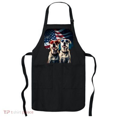 Usa Flag Dog Apron