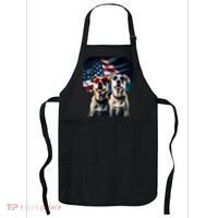 Usa Flag Dog Apron thumb 0