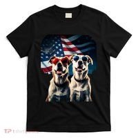 Usa Flag Dog T-Shirt thumb 0