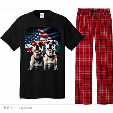 Usa Flag Dog Pajama Set