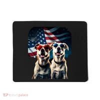 Usa Flag Dog Mousepad thumb 0