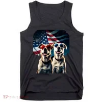Usa Flag Dog Tank Top thumb 0
