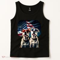 Usa Flag Dog Tank Top thumb 2