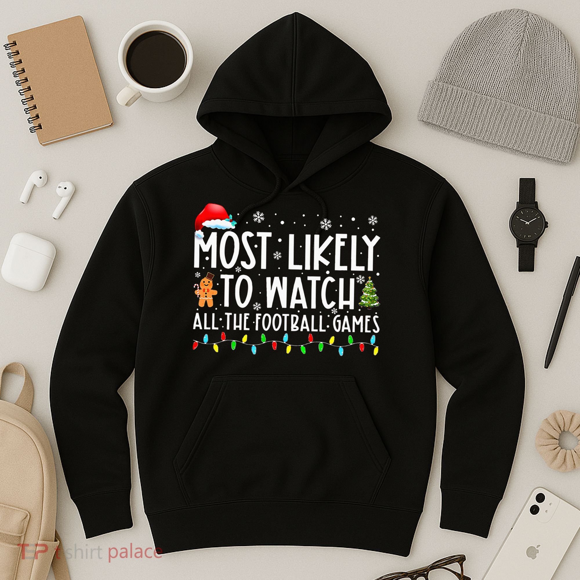 Ultimate Football Fanatic Christmas Gift Hoodie