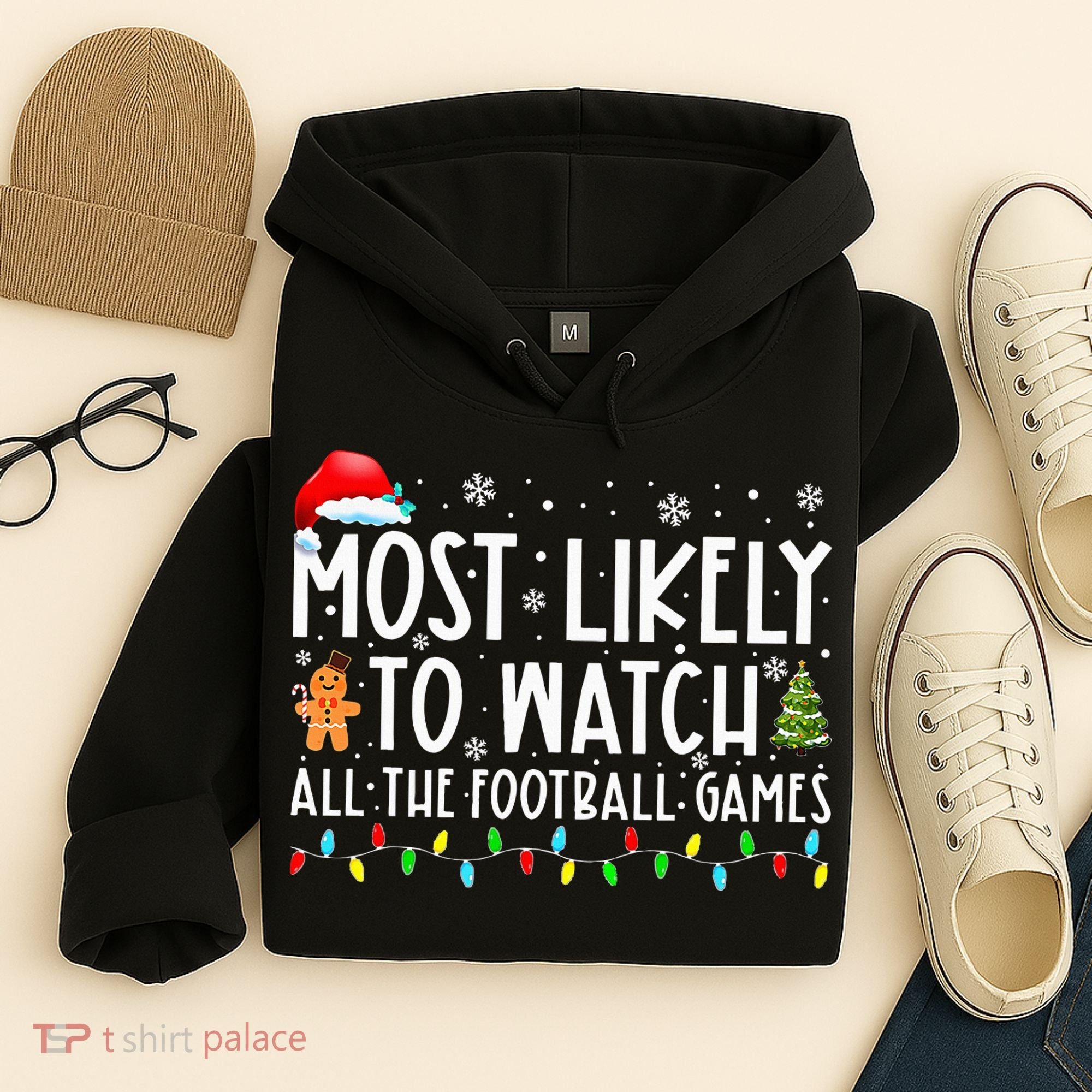 Ultimate Football Fanatic Christmas Gift Hoodie