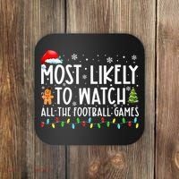 Ultimate Football Fanatic Christmas Gift Coaster thumb 0