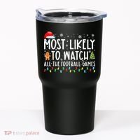 Ultimate Football Fanatic Christmas Gift Tumbler thumb 0