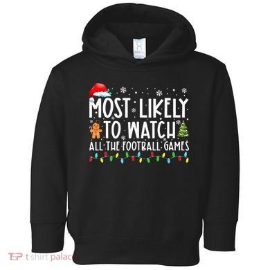 Ultimate Football Fanatic Christmas Gift Toddler Hoodie