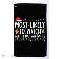 Ultimate Football Fanatic Christmas Gift Golf Towel thumb 0