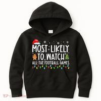 Ultimate Football Fanatic Christmas Gift Kids Hoodie thumb 0