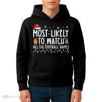 Ultimate Football Fanatic Christmas Gift Kids Hoodie thumb 4