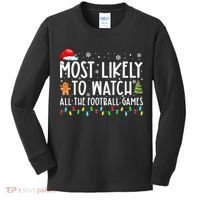 Ultimate Football Fanatic Christmas Gift Kids Long Sleeve Shirt thumb 0