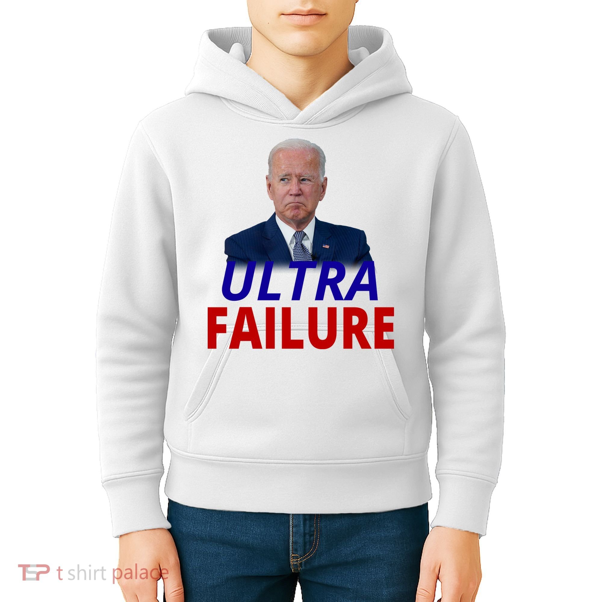 Ultra Failure Funny Anti Joe Biden Kids Hoodie