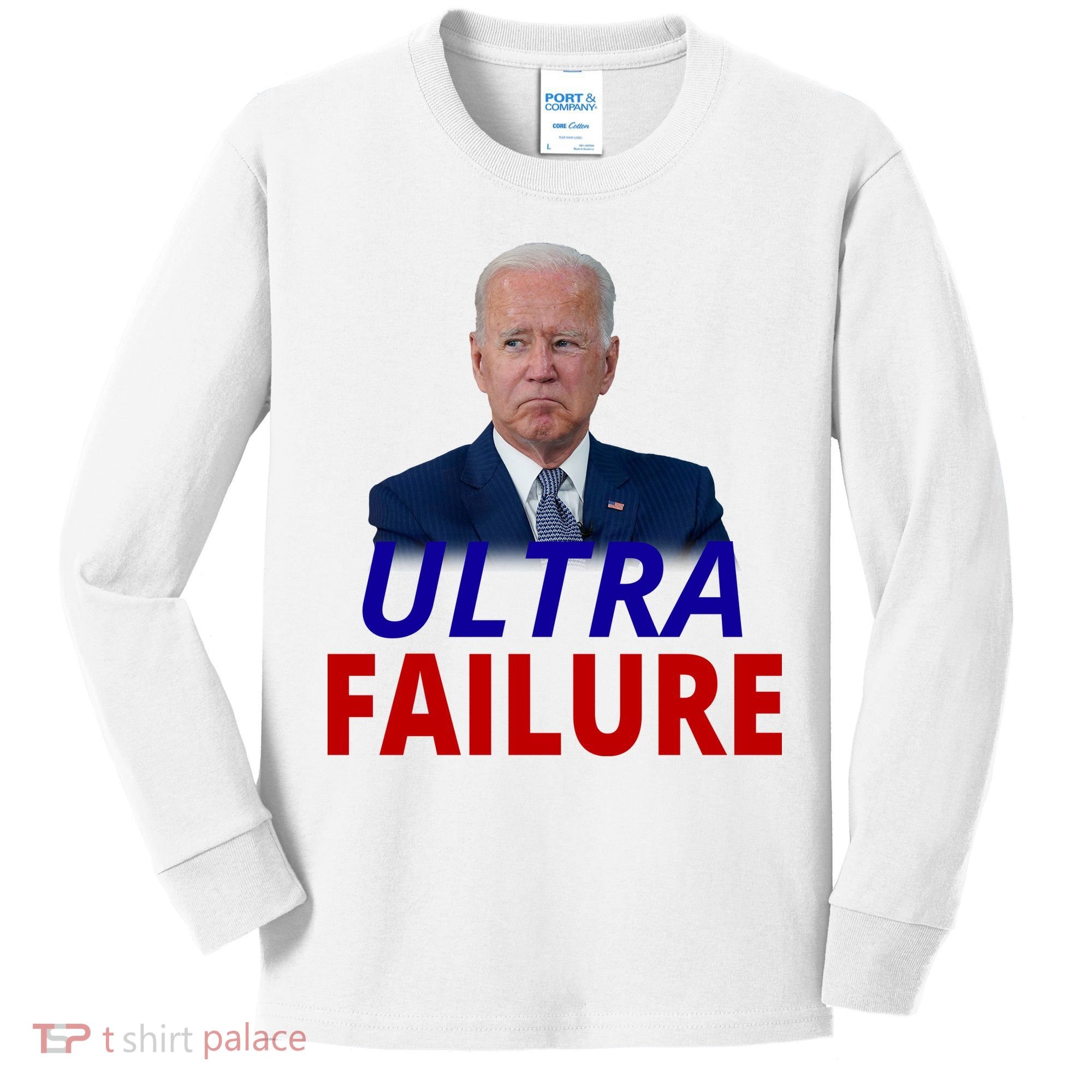 Ultra Failure Funny Anti Joe Biden Kids Long Sleeve Shirt