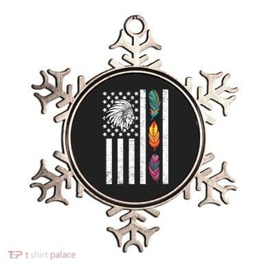 Usa Flag Feather Native American Heritage Day Indian Gift Meaningful Gift Ornament