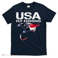USA Fly Fishing Sport Fishing Fan T-Shirt thumb 0
