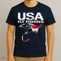 USA Fly Fishing Sport Fishing Fan T-Shirt thumb 3