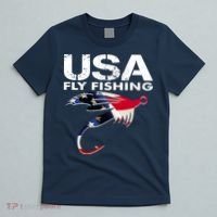 USA Fly Fishing Sport Fishing Fan T-Shirt thumb 5