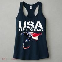 USA Fly Fishing Sport Fishing Fan Women's Tank Top thumb 3