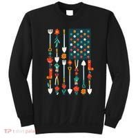 USA Flower Flag Garden Sweatshirt thumb 0