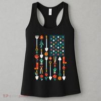 USA Flower Flag Garden Women's Tank Top thumb 3