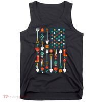 USA Flower Flag Garden Tank Top thumb 0