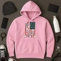 USA Flower Flag Garden Hoodie thumb 3