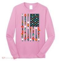 USA Flower Flag Garden Long Sleeve Shirt thumb 0