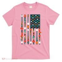 USA Flower Flag Garden T-Shirt thumb 0