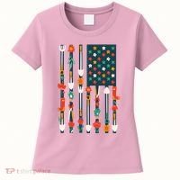 USA Flower Flag Garden Women's T-Shirt thumb 0
