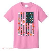 USA Flower Flag Garden Kids T-Shirt thumb 0