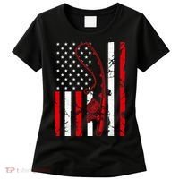 USA Fishing Flag Gift For Fisherman Women's T-Shirt thumb 0