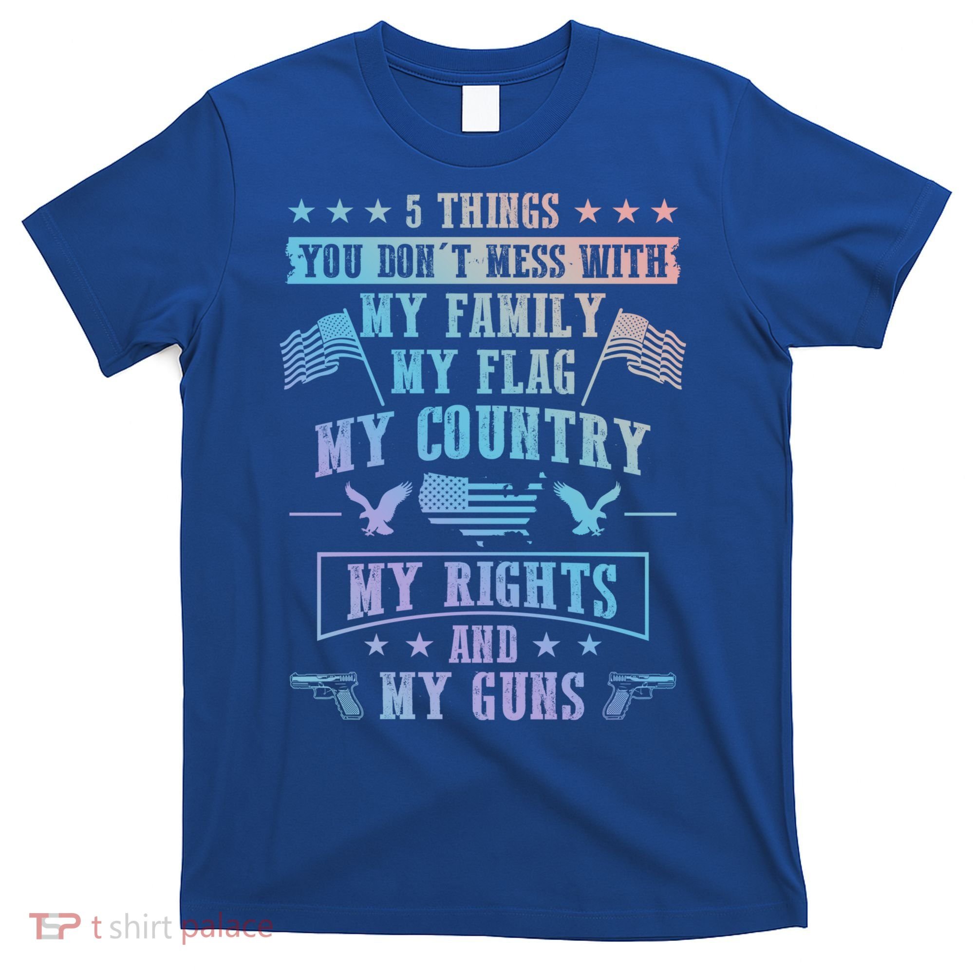 Usa Freedom Good To Be An American Flag Country And Guns Funny Gift T-Shirt