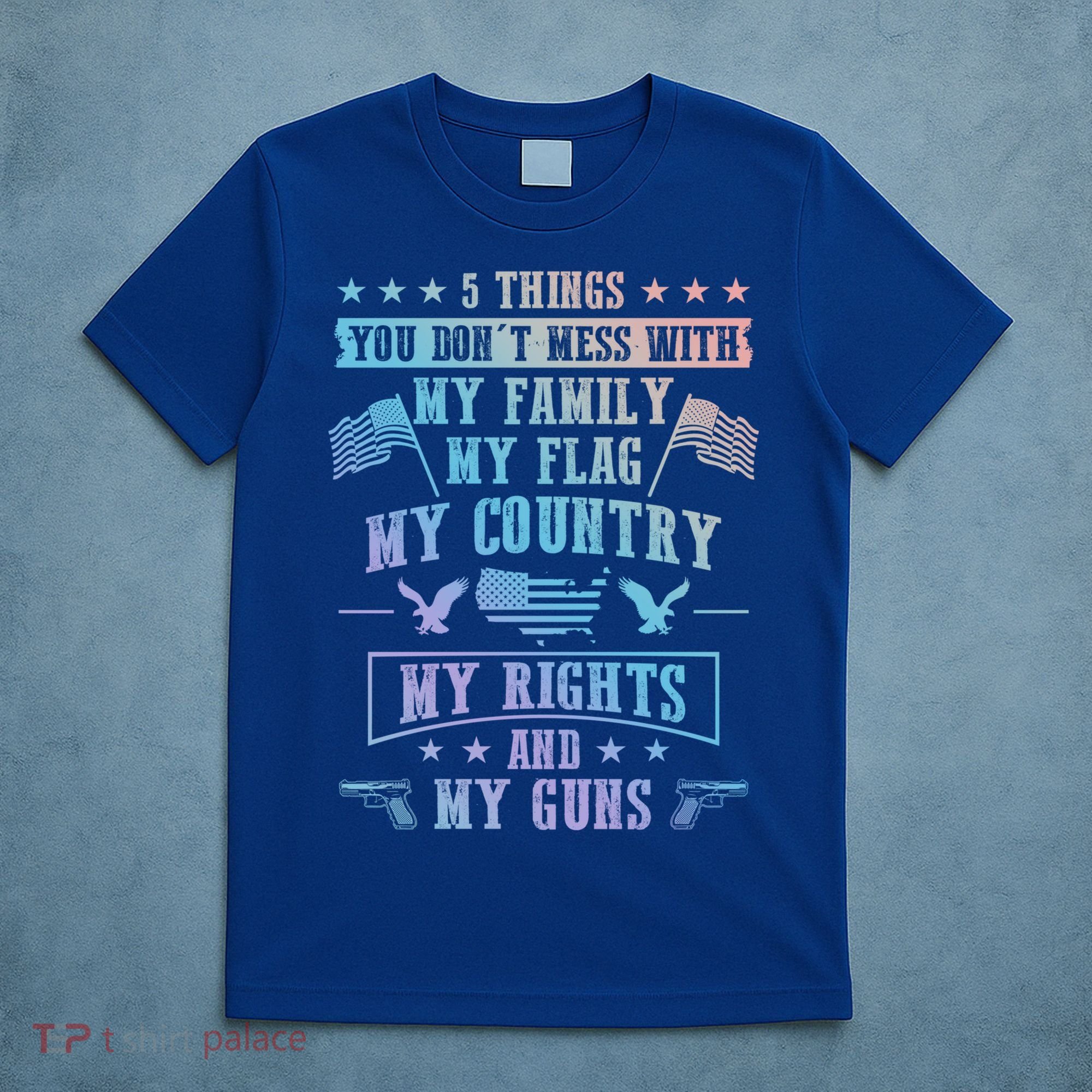 Usa Freedom Good To Be An American Flag Country And Guns Funny Gift T-Shirt