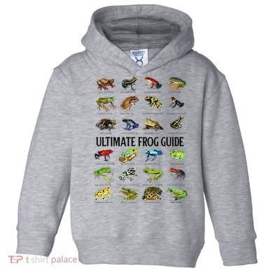 Ultimate Frog Guide Funny Frog Lovers Toddler Hoodie