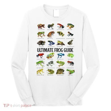 Ultimate Frog Guide Funny Frog Lovers Long Sleeve Shirt
