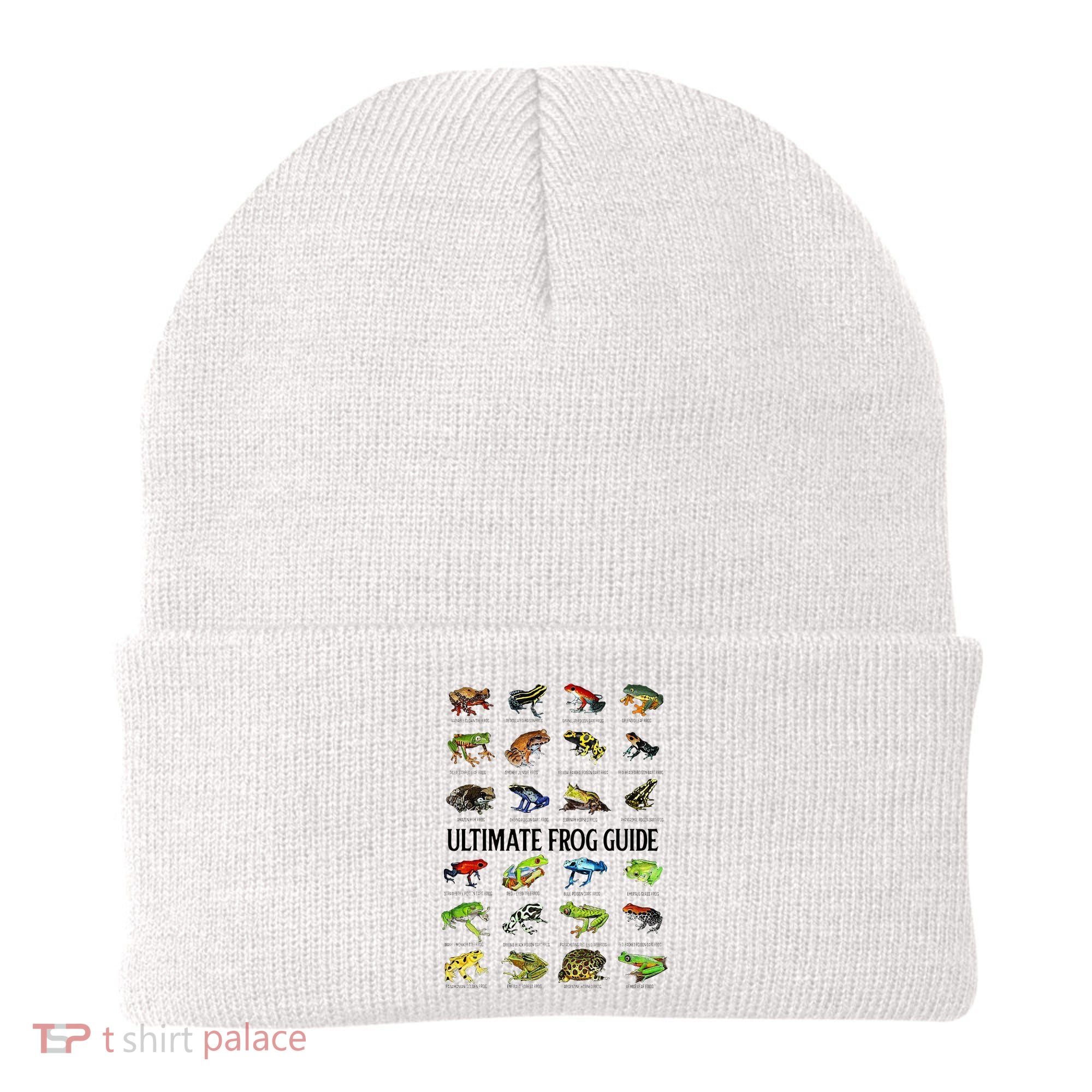 Ultimate Frog Guide Funny Frog Lovers Beanie