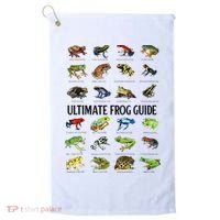 Ultimate Frog Guide Funny Frog Lovers Golf Towel thumb 0