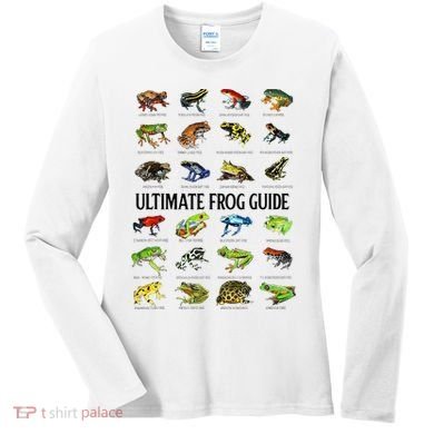 Ultimate Frog Guide Funny Frog Lovers Women's Long Sleeve Shirt