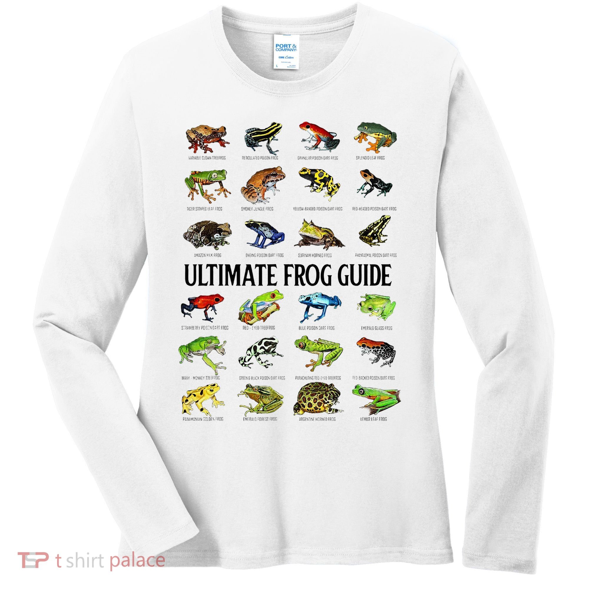 Ultimate Frog Guide Funny Frog Lovers Women's Long Sleeve Shirt