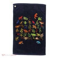 Ultimate Frog Guide Funny Frog Lover Frog Owner Frogs Golf Towel thumb 0
