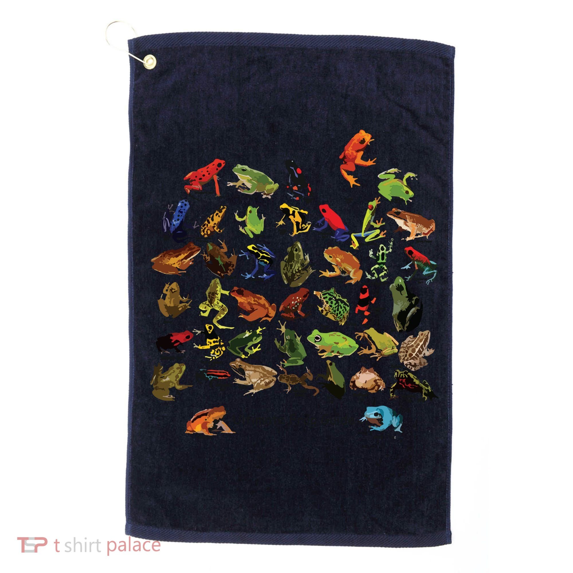 Ultimate Frog Guide Funny Frog Lover Frog Owner Frogs Golf Towel