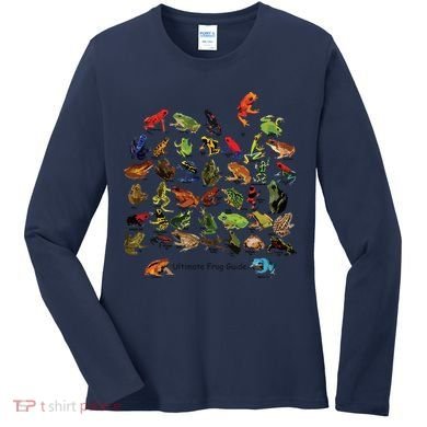 Ultimate Frog Guide Funny Frog Lover Frog Owner Frogs Women's Long Sleeve Shirt