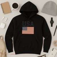 USA Flag Graphic Hoodie thumb 3
